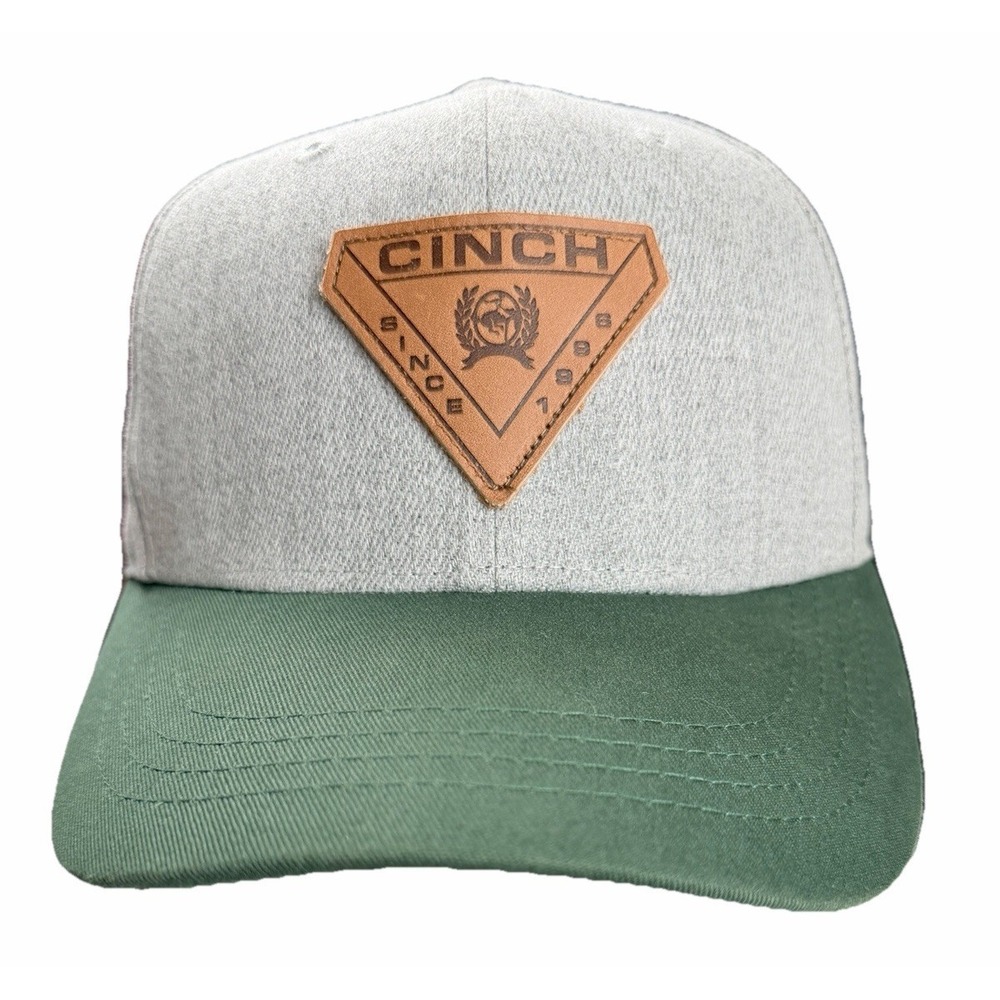Cinch Leather Patch‎ Western Snapback Hat